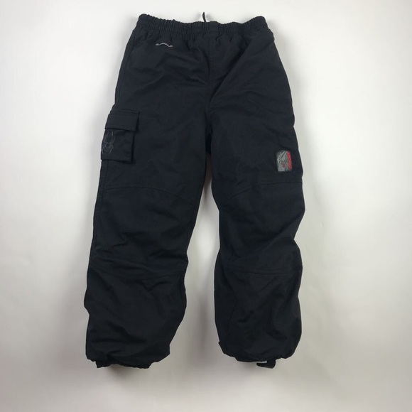 Spyder Kids Ski Snow Pants Black Winter Pants 30 - Picture 1 of 5